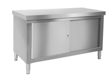 Cabinet Style Work Table 4Ft