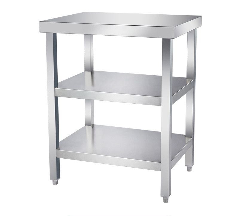Work Table With 2 U/s With Splash-back